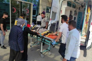 Siirt'te tarım aracı devrildi: 2’si kadın, 3 yaralı