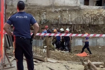 Şişli’de temeli kazılan inşaatta çökme meydana geldi: 2 yaralı