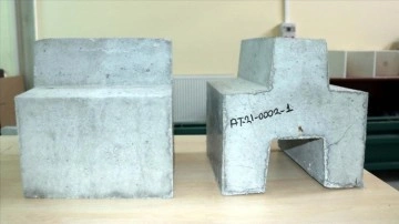 Tahrip gücü efdal silahlara için 'modüler balistik lego beton' üretildi