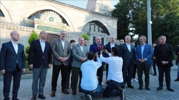 TBMM Başkanı Mustafa Şentop, sefa namazını Ayasofya-i Kebir Camii'nde kıldı