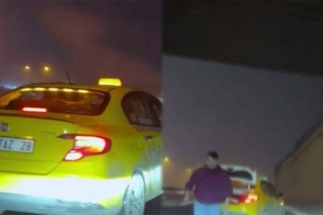 TEM Otoyolu’nda beyzbol sopalı taksici dehşeti