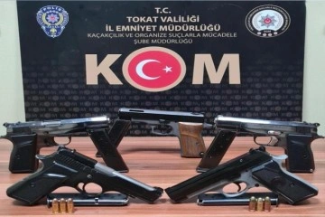 Tokat’ta silah kaçakçılığı operasyonunda 1 kişi yakalandı