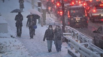 Tokyo'da koyu kar yağışı sonrası 200'den aşkın ad hastaneye kaldırıldı