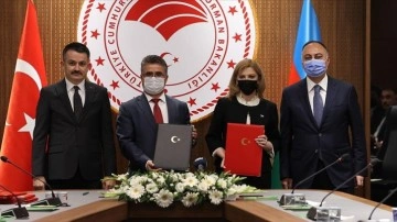 Türkiye ile Azerbaycan ortada besin güvenliği dair 4 barışma imzalandı