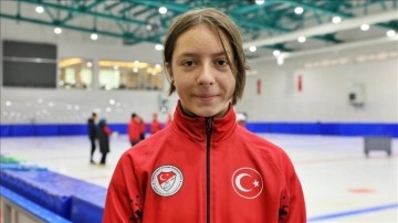 Türkiye rekoru kenar short track sporcusu Derya Karadağ'ın amacı Pekin Olimpiyatları