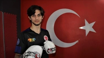 Türkiye şampiyonlukları mevcut kick boksçu Ferit, gözünü evren şampiyonasına dikti