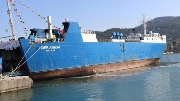 Ünye Limanı'ndan Rusya'ya Ro-Ro gemisiyle geçmiş göveri ve ürün ihracatı gerçekleştirildi