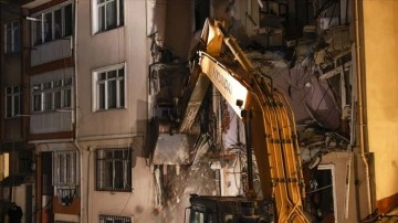 Üsküdar'da patlamanın yaşandığı binada katabolizma emek vermesi başladı