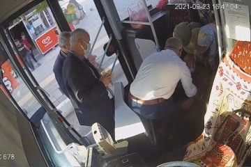 Van’da otobüs şoförü hayat kurtardı