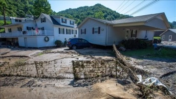 Virginia'da sel felaketinin kere açmış olduğu hasar görüntülendi