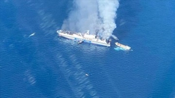Yunanistan'da düşkün çıkan feribotta birlikte Türk vatandaşa ulaşılamadığı bildirildi
